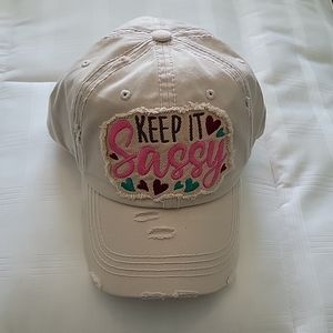 NEW kbethos distressed hat